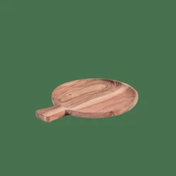 ACACIA CHIC Assiette Avec Manche Naturel