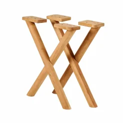 ACACIA Pieds De Table V Set De 2 Naturel