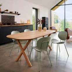 ACACIA Pieds De Table X Set De 2 Naturel