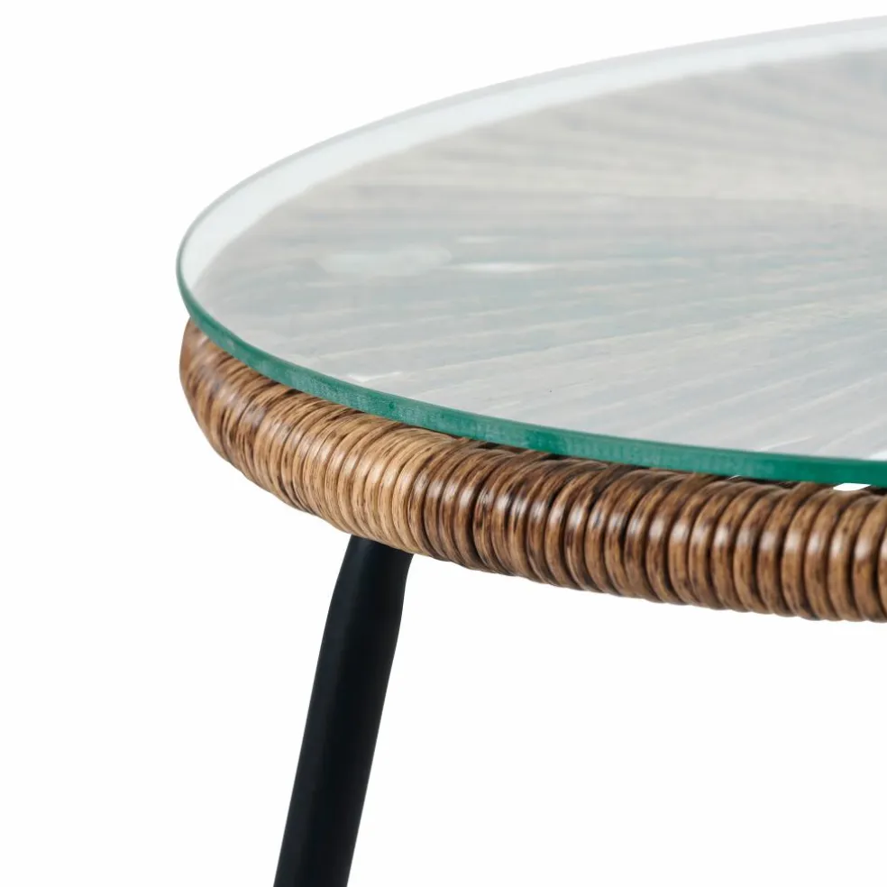 ACAPULCO Chaise Lounge Set De 2 Sable
