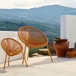ACAPULCO Chaise Pour Enfants Jaune