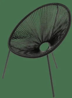 ACAPULCO Salon De Jardin Noir