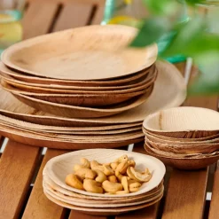 ARECA LEAF Assiettes Set De 6 Naturel