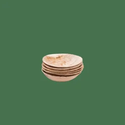 ARECA LEAF Bols Set De 6 Naturel