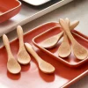 BAMBOO Cuillères Set De 6 Naturel