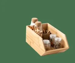 BAMBOO Organisateur Empilable Naturel