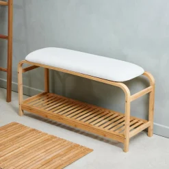 BAMBOO Tapis De Bain Naturel