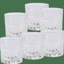 BAR S/6 Verres Transparent