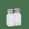 BASIC Set Salière Et Poivrier Argent, Transparent