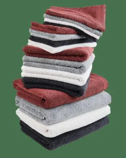 B-LUX Serviette De Bain Rouge
