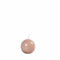 BOLA Bougie Boule Rouge Foncé