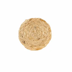 BRAID Rond De Serviette Set De 2 Naturel