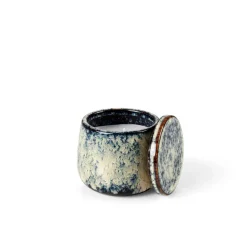 CERAMIC Bougie En Pot Bleu