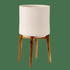 CHIARO Pot De Fleurs Blanc