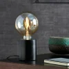 CILINDER Lampe De Table Noir