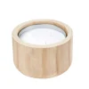CITRONELLA WOOD Bougie De Jardin Blanc