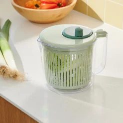 CUISINO Essoreuse à Salade Vert, Menthe