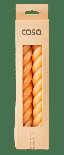 CURL Bougies Set De 2 Ocre