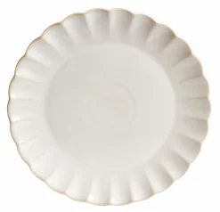 DAHLIA Assiette Blanc