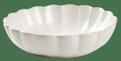 DAHLIA Assiette Creuse Blanc