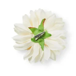 DAHLIA Fleurs Artificielles Crème