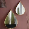 DROP Miroir Doré
