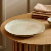 EARTH MARL Assiette Plate Crème