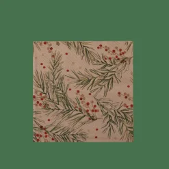 ECO HOLLY Set De 20 Serviettes Multicolore