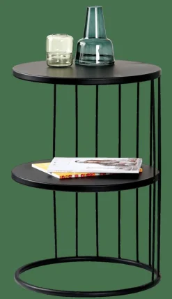 ELMER Table D'appoint Noir
