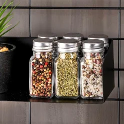 EPICES Saupoudreuse D'épices Argent, Transparent