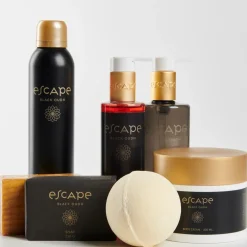 ESCAPE BLACK OUDH Bougies Chauffe-plat Parfumées Set De 9 Noir