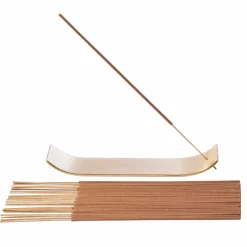 ESCAPE INDIAN INSPIRATION Bougie Parfumée Dans Un Verre Blanc, Beige, Multicolore
