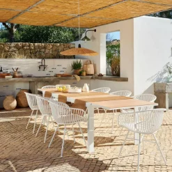 ETHAN & LOIC Set De Jardin Blanc