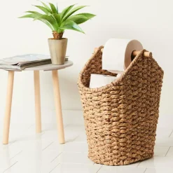 FLORES Porte-rouleau WC Porte-magazines Naturel