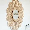 FLOWER Miroir Naturel