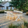 FORMAX & MAVAS Set De Jardin Natural/blanc