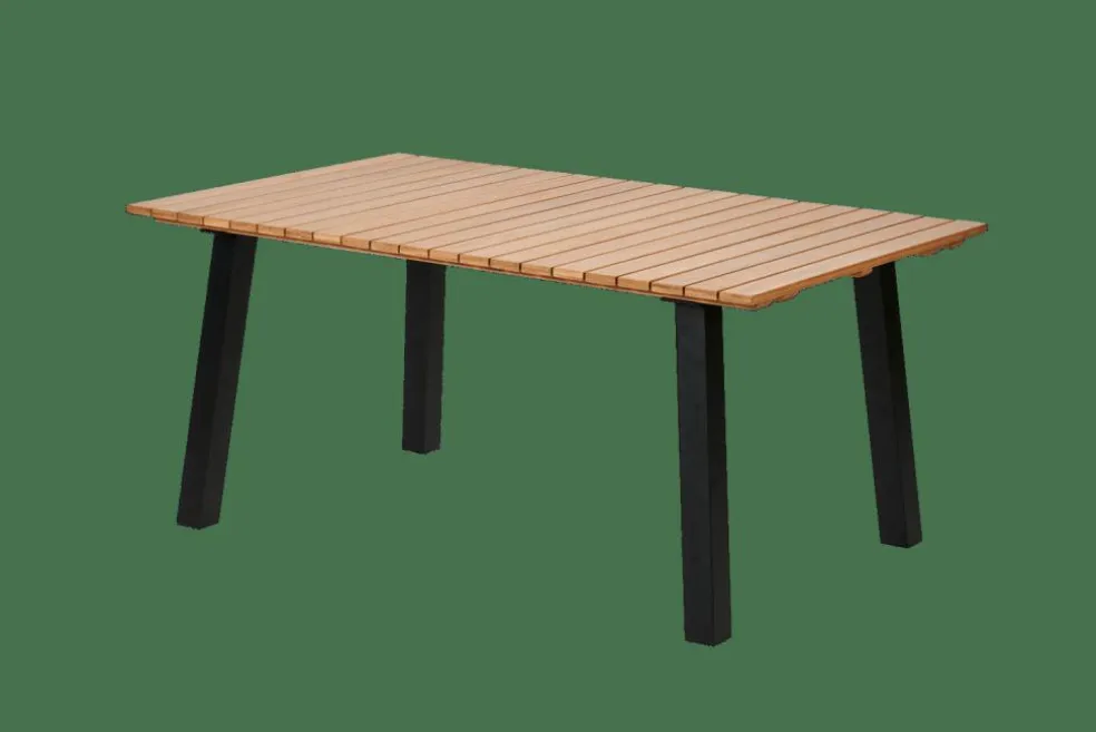 FORMAX Table De Jardin Avec Pieds X Natural/blanc