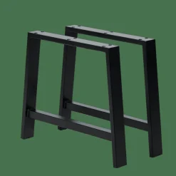 FORMAX Table De Jardin Avec Pieds A Noir