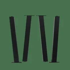 FORMAX Table De Jardin Avec Pieds Noir