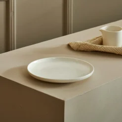 FURRY Chemin De Table Déco Blanc