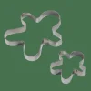 GINGERBREAD Emporte-pièces Set De 2 Argent