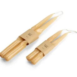 GLOSSY Set De 2 Bougies Beige