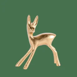 GOLDY Décoratif Cerf Doré