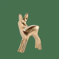 GOLDY Décoratif Cerf Doré