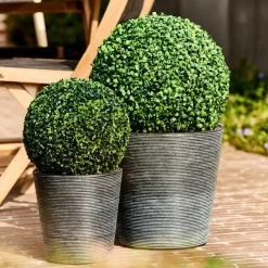 GREEN Boule En Buis Artificielle Vert