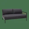 HANNA Lounge Teck Banc Noir