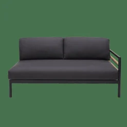 HANNA Lounge Teck Banc Noir