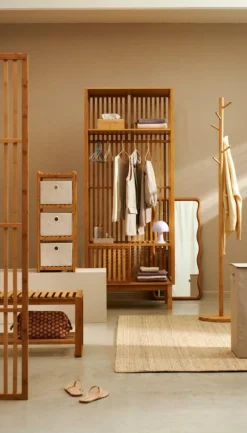 HELGE Porte-vêtements Naturel