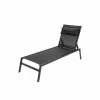 HUGO Chaise Longue Set De 2 Noir