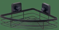 INDUSTRIA Panier De Douche Avec Ventouses Noir